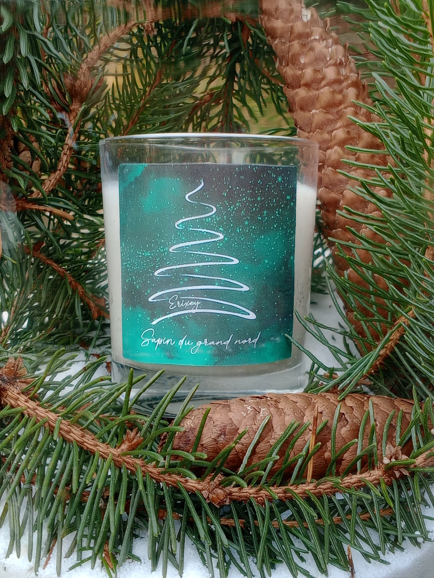 Scented candle 165 grs "Fir of the great north"