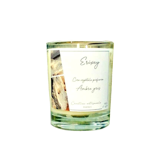 Bougie parfumée  80 grs   " Ambre gris "