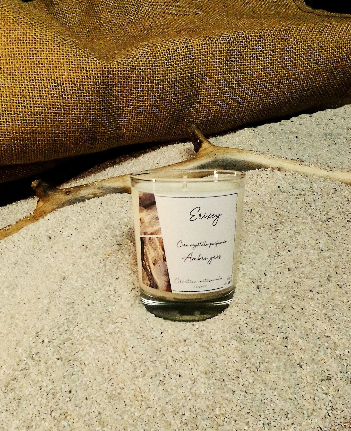 Bougie parfumée  165 grs " Ambre gris "