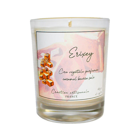 Bougie parfumée 80 grs  " Caramel beurre salé "