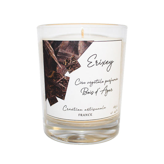 Bougie parfumée  80 grs " Bois d' Agar "