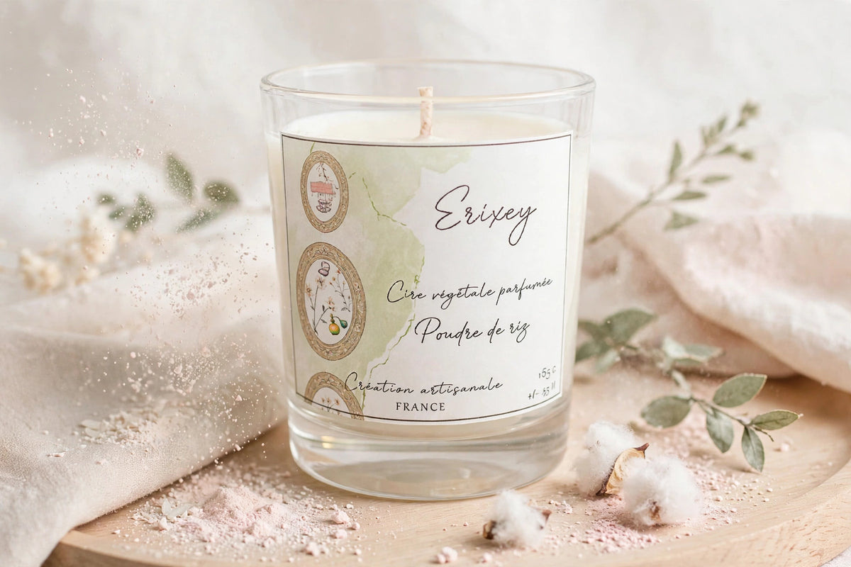 Scented candle 80 Grs "Rice powder"