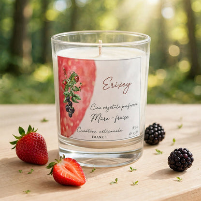 Scented candle 80 grs "Blackberry - strawberry"