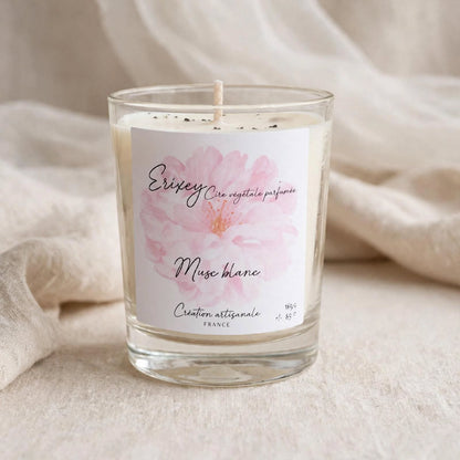 Bougie parfumée  165 grs " Musc blanc "