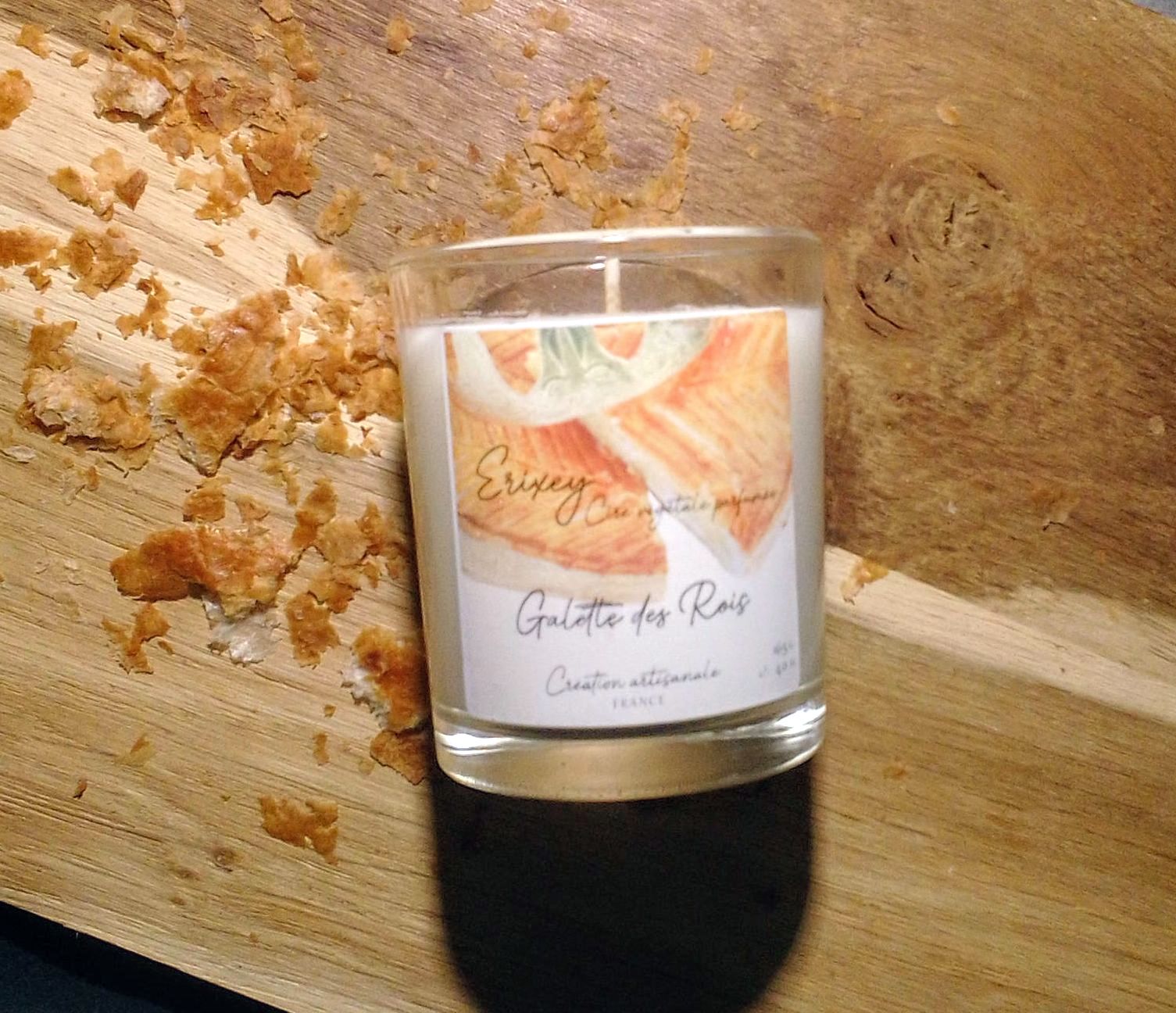 80g candle with “Galette des rois” fragrance