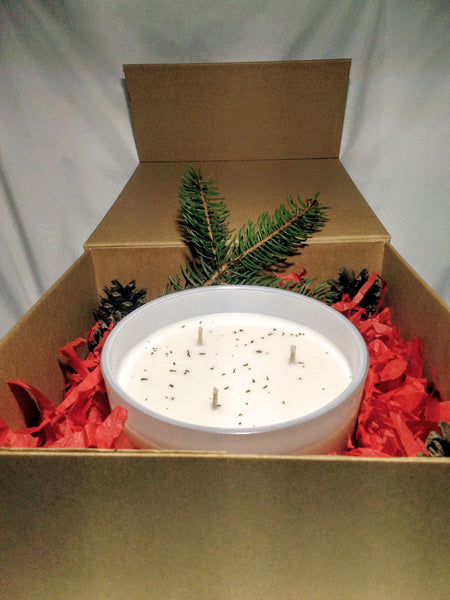 3-wick candle box