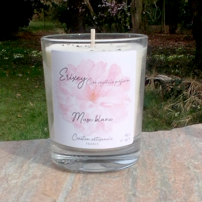 Bougie parfumée  165 grs " Musc blanc "