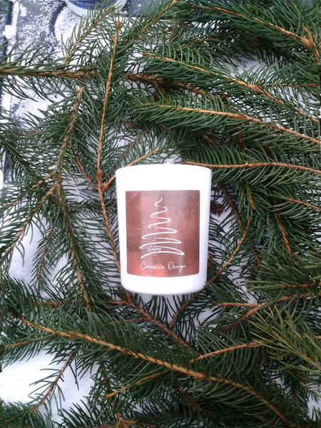 Christmas candle 190 grs "Orange cinnamon"