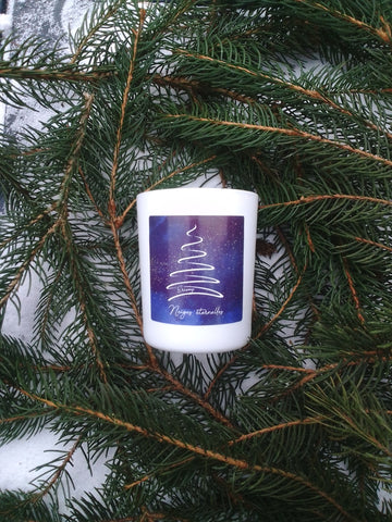 Christmas candle 190 grs "Eternal snows"