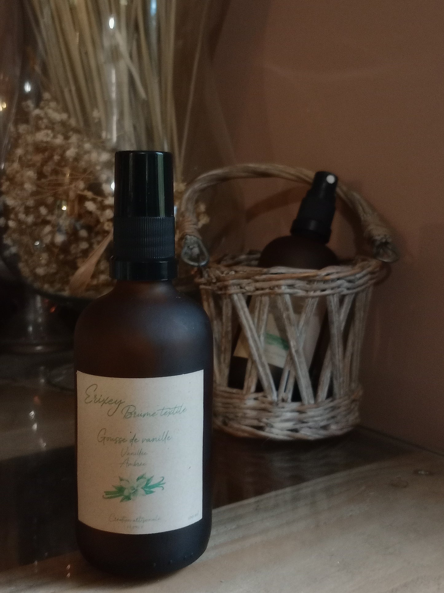 Brume textile parfumée Gousse de vanille