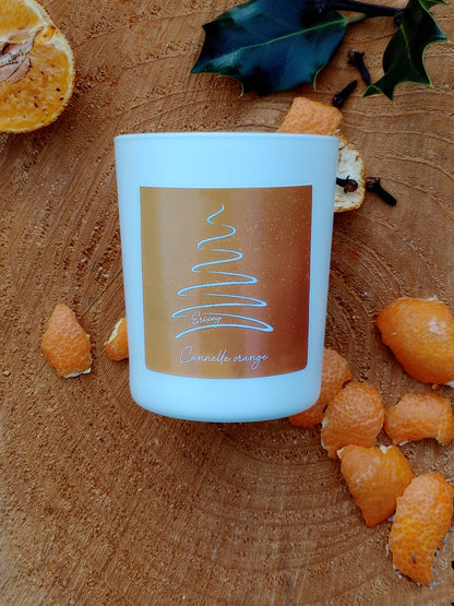 Christmas candle 190 grs "Orange cinnamon"