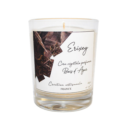 Bougie parfumée  165 grs " Bois d' Agar "